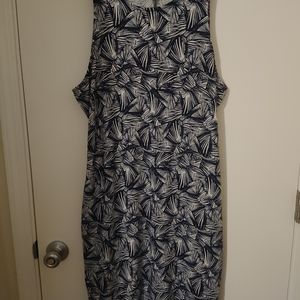 Blue Patterned Dress